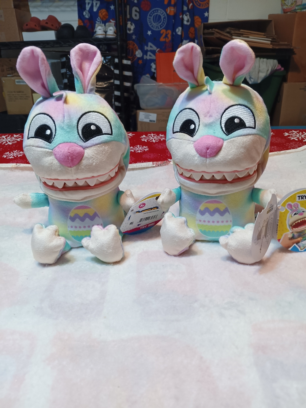 Plush Bunny Surprise Toy - Pastel Rainbow
